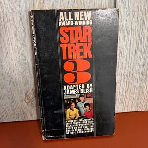 Star Trek 3 James Blish Bantam Books 1969 2nd Printing Paperback Sci-Fi Vintage